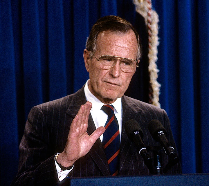 President George H.W. Bush insisted on a delay in loan guarantees to Israel until after a multilateral peace summit in Madrid in October 1991.