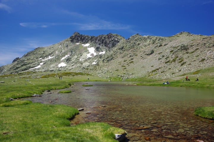 Laguna del Peñalara en la sierra de Guadarrama.
