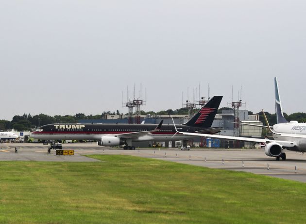 Le Boeing 757-200 de Trump le 4 juin 2019.