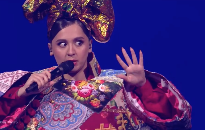 La representante rusa en Eurovisión 2021.