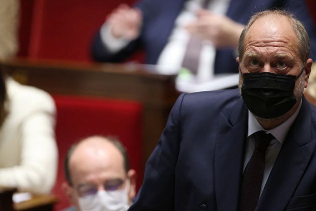 Éric Dupond-Moretti, assiste à une séance de questions au gouvernement à l'Assemblée nationale à Paris, le 18 mai 2021.