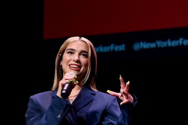 La chanteuse Dua Lipa le 11 octobre 2019 à New York.