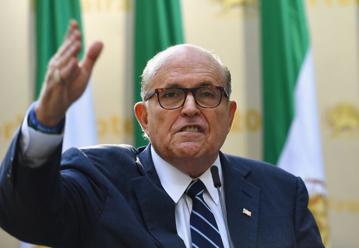 Rudy Giuliani reportedly called an Arizona county official after the presidential election last year to discuss getting challenges to Joe Biden’s win “fixed up."