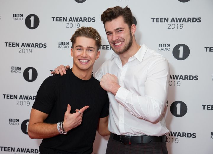 AJ and Curtis Pritchard in 2019