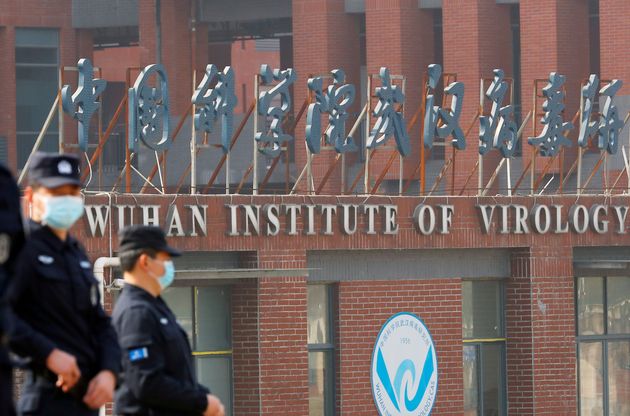 L'institut de virologie de Wuhan, lors de la visite des experts de l'OMS, le 3 février 2021