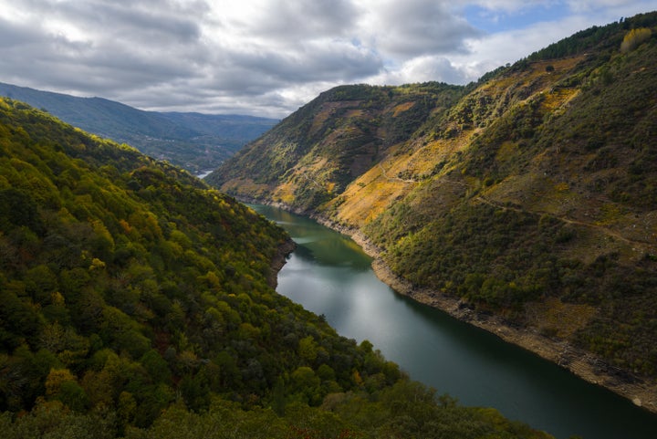 El río Sil entre A teixeira y Sober.