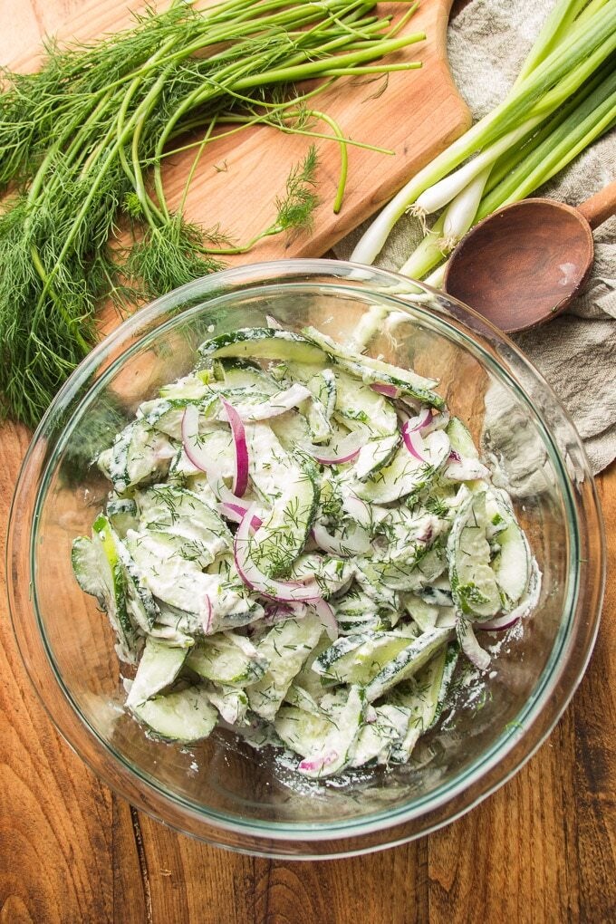 Creamy Vegan Coleslaw - Connoisseurus Veg