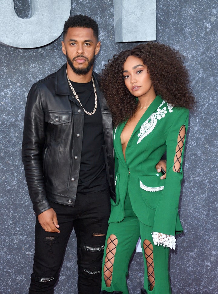 Andre Gray and Leigh-Anne Pinnock