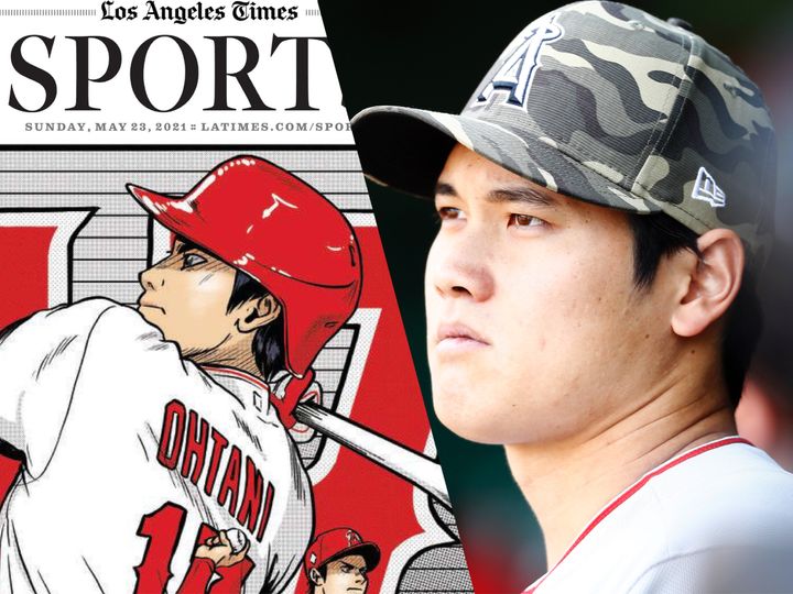 大谷翔平選手をマンガ風のイラストで絶賛 野球漫画 Major が 現実になった とロサンゼルス タイムズ ハフポスト