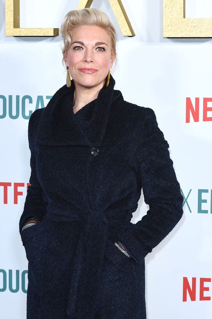 Hannah Waddingham at the premiere of Sex Education season two