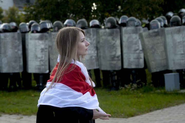 Από τις διαδηλώσεις στο Μινσκ τον περασμένο Σεπτέμβριο