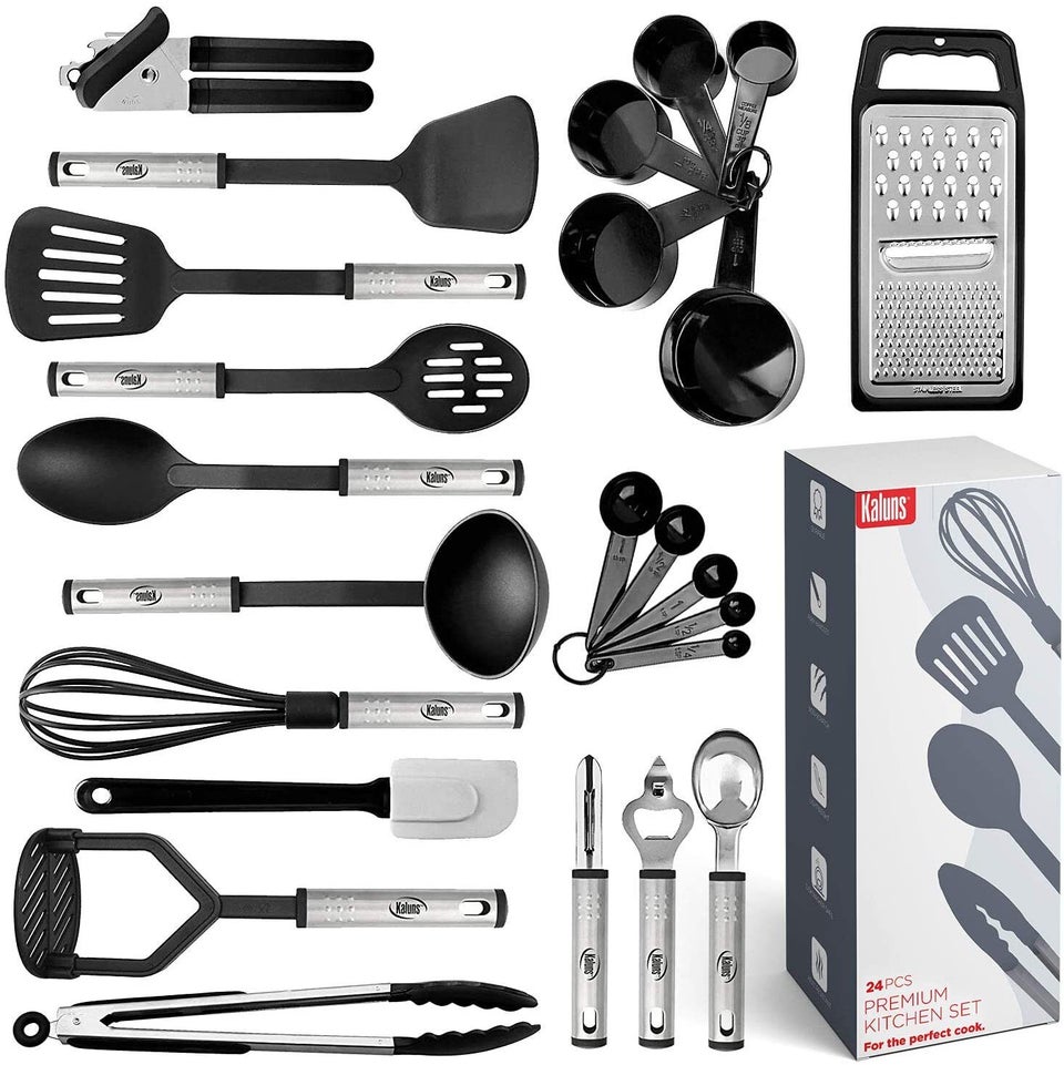 Kaluns 17-Piece Assorted Kitchen Utensil Set Kaluns Color: Black