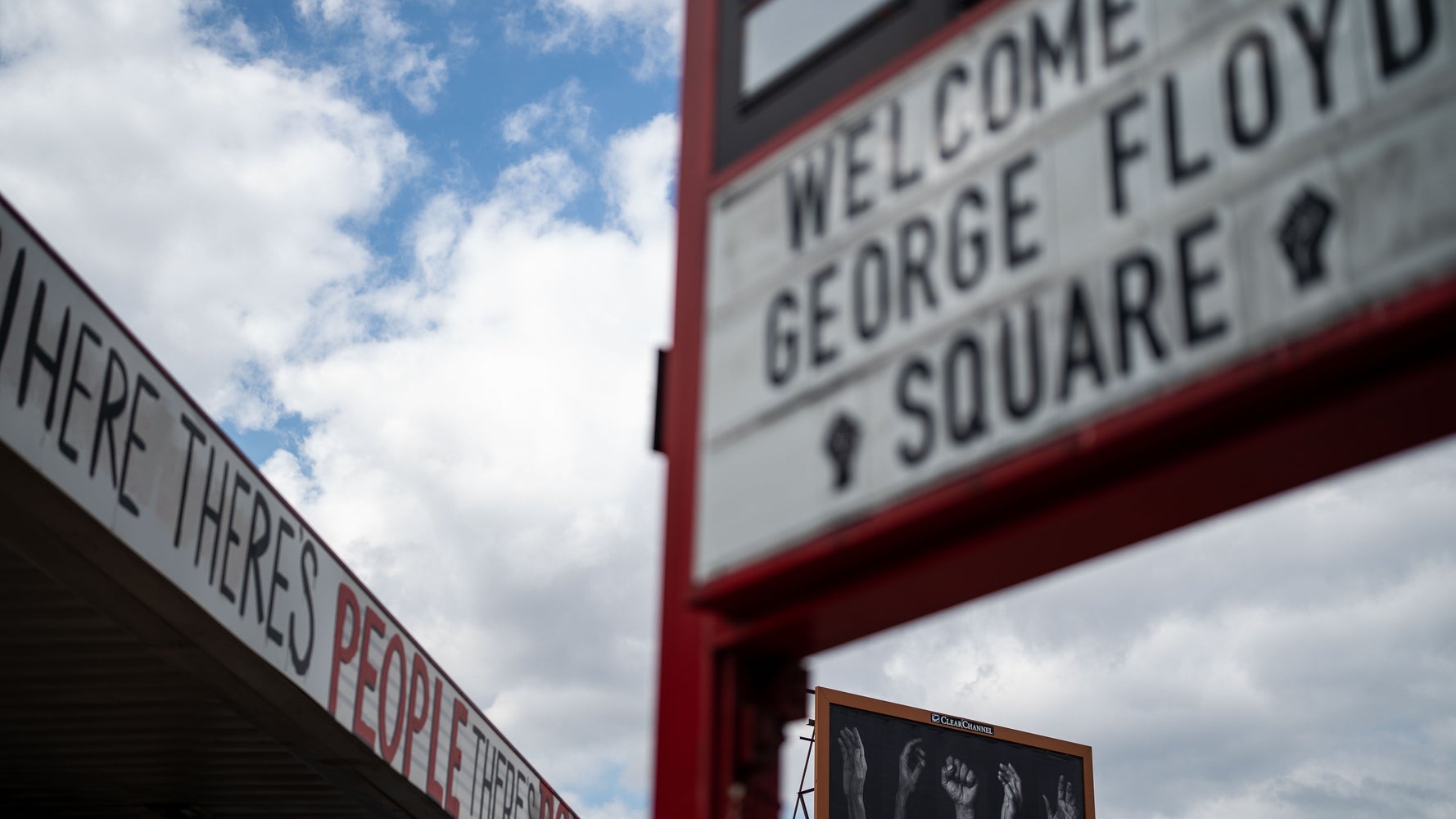 Police Respond To Report Of Shots Fired At George Floyd Memorial In Minneapolis