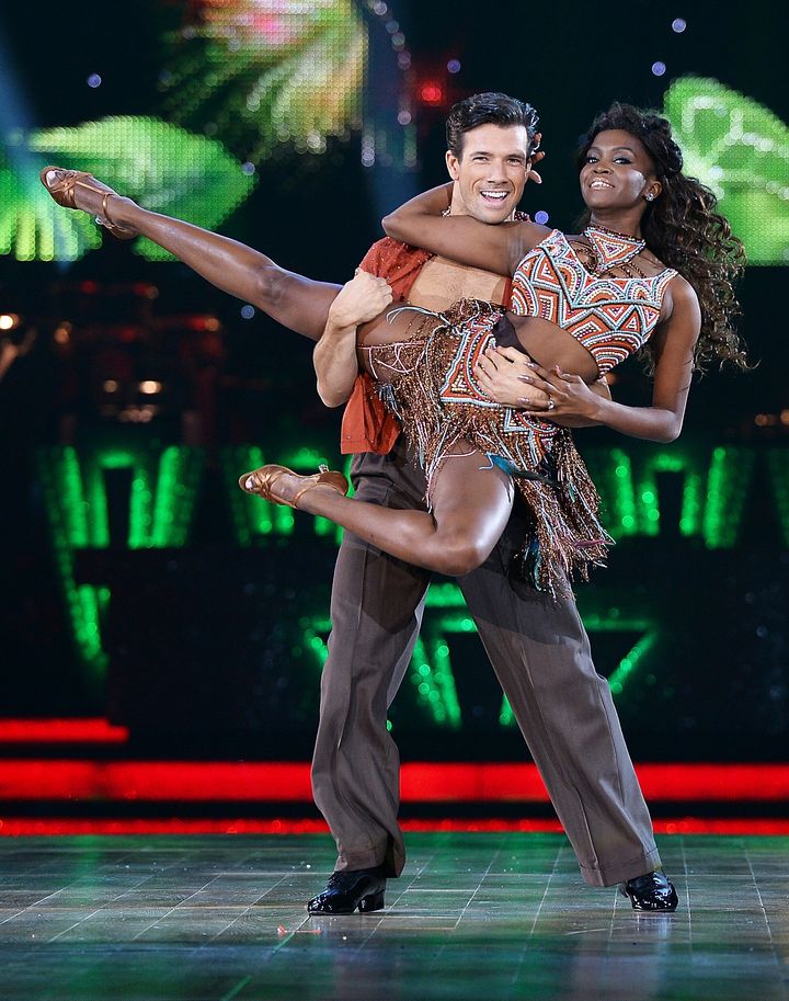 Danny Mac and Oti Mabuse performing on the Strictly live tour