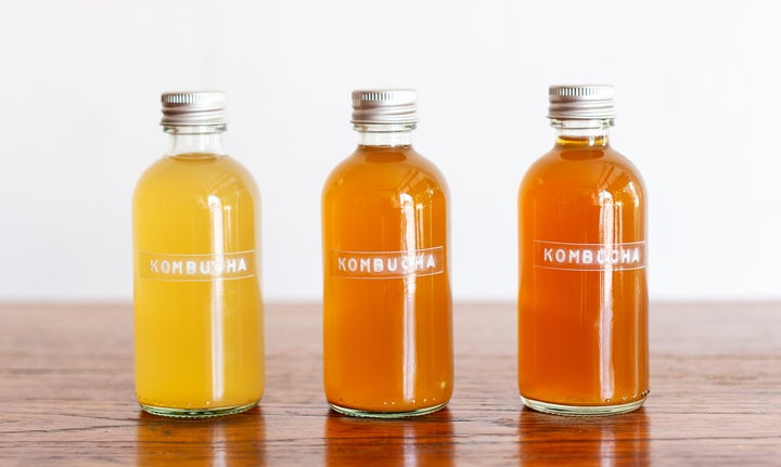 Botellas de kombucha