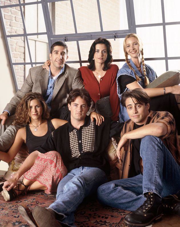 The Friends cast as they appeared in the first season in 1994