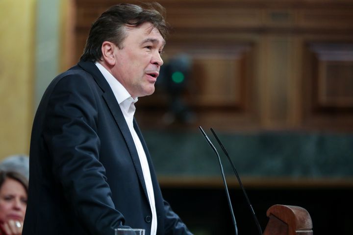 Tomás Guitarte, durante el debate de investidura de Sánchez el 4 de enero de 2020.