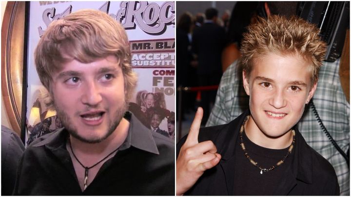 Kevin Clark, 32, who played the schoolboy drummer in the 2003 film "School of Rock," right, died Wednesday after being struck by a car in Chicago.