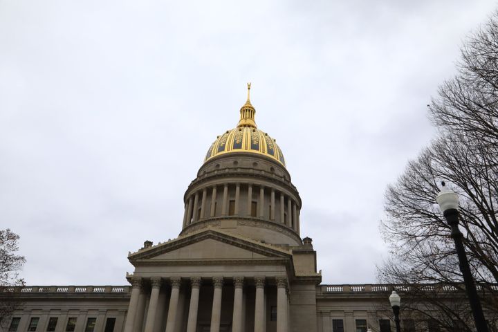 The West Virginia state Capitol is pictured.