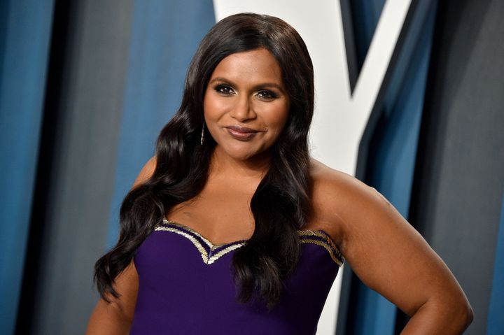 Mindy Kaling at the 2020 Vanity Fair Oscar Party on Feb. 9, 2020, in Beverly Hills.