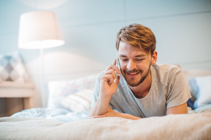 An intimate phone call can be a way to break up the FaceTime monotony. 