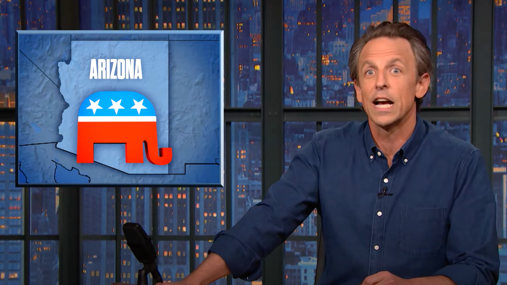Bonkers Chicken Conspiracy Theory From Arizona Recount Stumps Seth Meyers