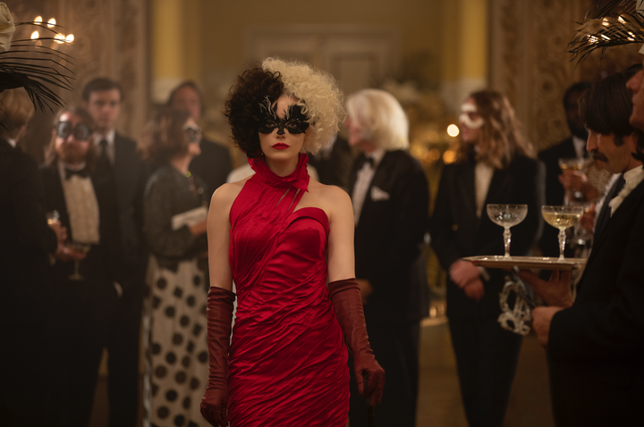 El vestido rojo de Cruella