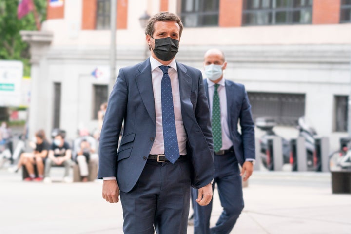 El presidente del PP, Pablo Casado.