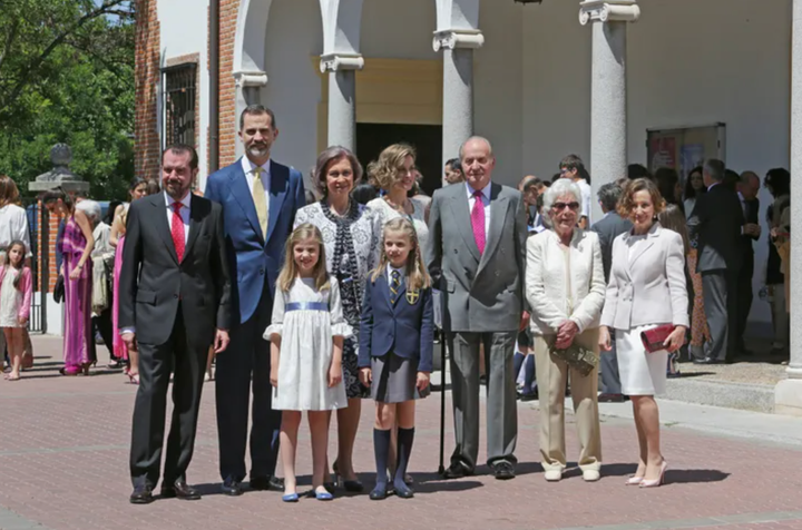 La primera comunión de Leonor.