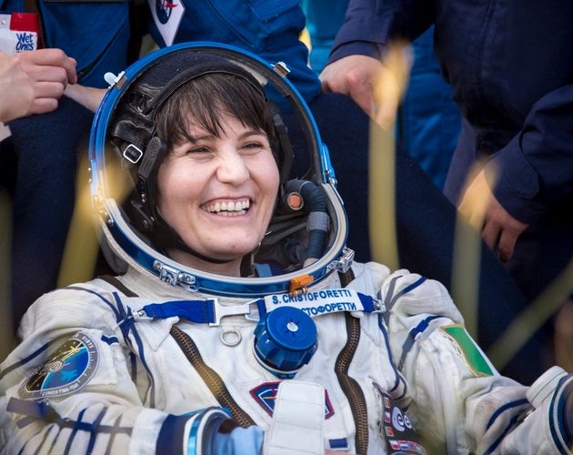 Samantha Cristoforetti, ici en 2015, sera la 1ère femme astronaute européenne à prendre les commandes de l'ISS.