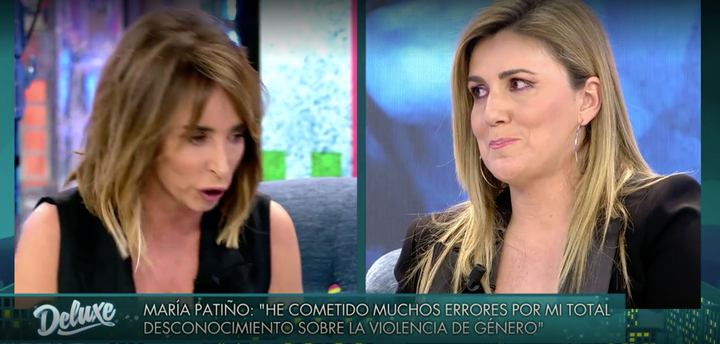 María Patiño y Carlota Corredera, en 'Sábado Deluxe' (Telecinco).