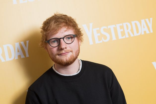Ed Sheeran at a special screening of Yesterday in 2019