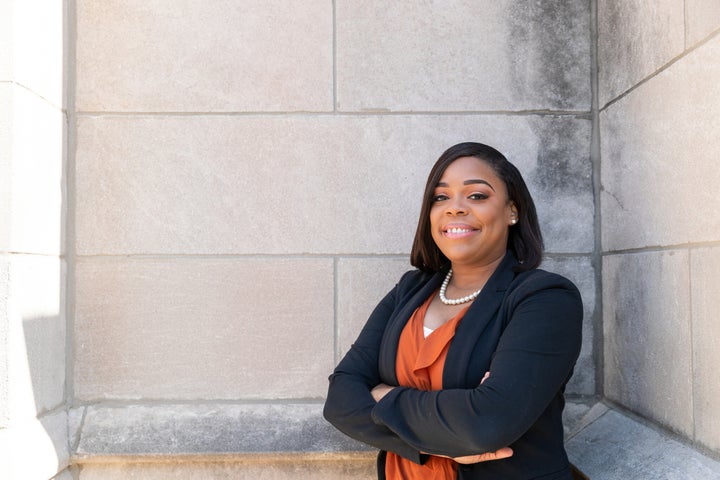 Kina Collins, 30, argues that Rep. Danny Davis' reliance on corporate campaign contributions undermines his service.