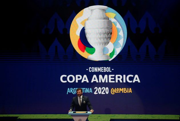 Le tirage de la Copa America, à Carthagène en Colombie, le 3 décembre