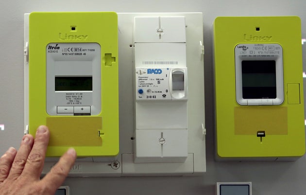 Un compteur Linky à Nice, le 11 juin 2015
