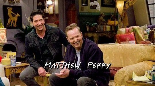 Matthew Perry during the Friends reunion 