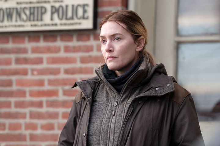 Kate Winslet plays a hardened Pennsylvania detective investigating the murder of a young girl in HBO's "Mare of Easttown."&nb
