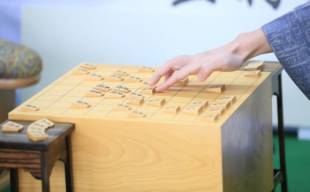 将棋盤の写真