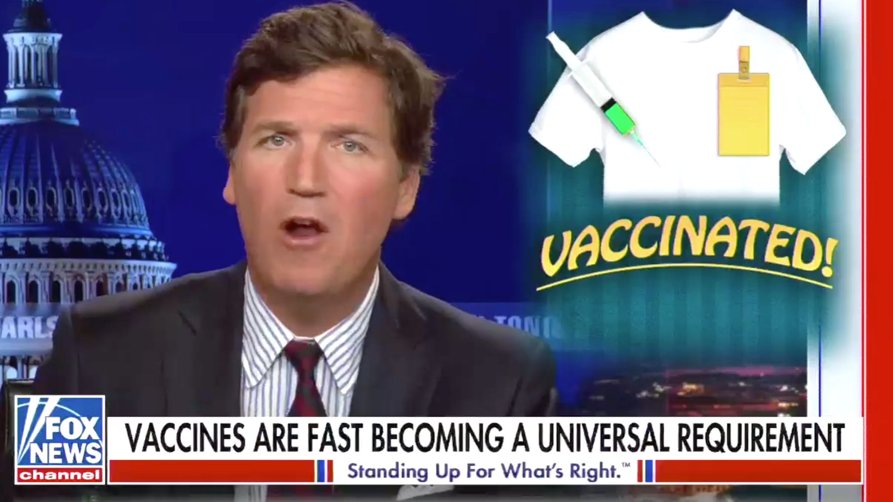 Tucker Carlsons ‘medical Jim Crow Rant Could Be His Most Ridiculous Comparison Yet Huffpost 