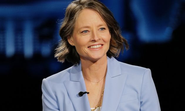 Jodie Foster, ici au mois de février 2021, sur le plateau de Jimmy Kimmel.