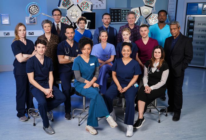 The cast of Holby City