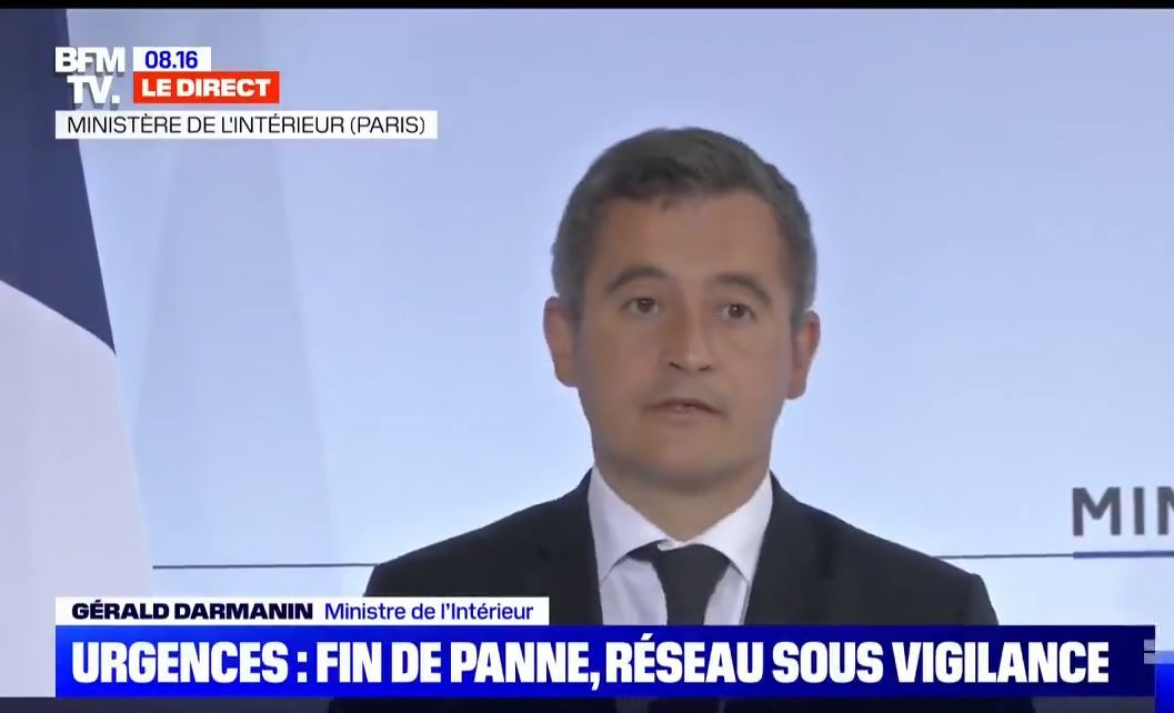 Panne des numéros d'urgence: Darmanin convoque le patron d'Orange