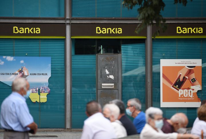 Una sucursal de Bankia en Barcelona
