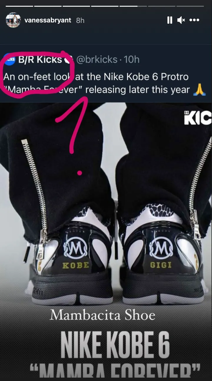 Vanessa Bryant Slams Nike After Mambacita Shoes Surface Online, In Buyer's  Hands - CBS Los Angeles