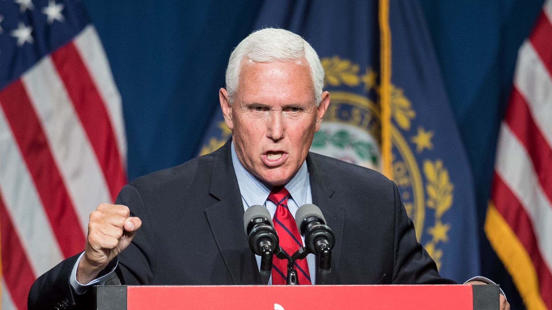 Mike Pence Calls Systemic Racism A 'Left-Wing Myth' At Republican Event