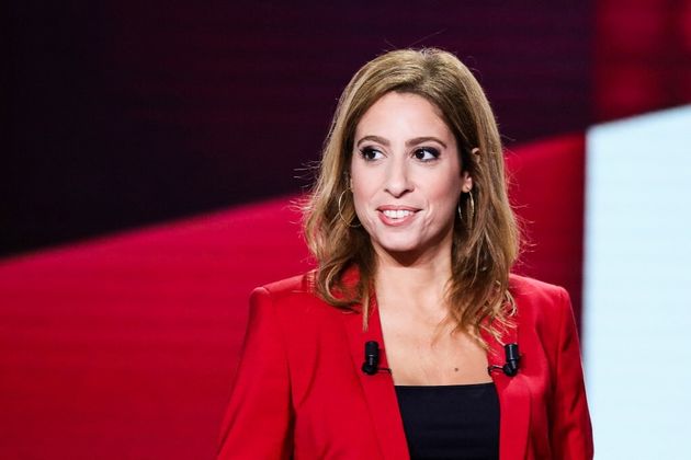 Léa Salamé sur le plateau de 