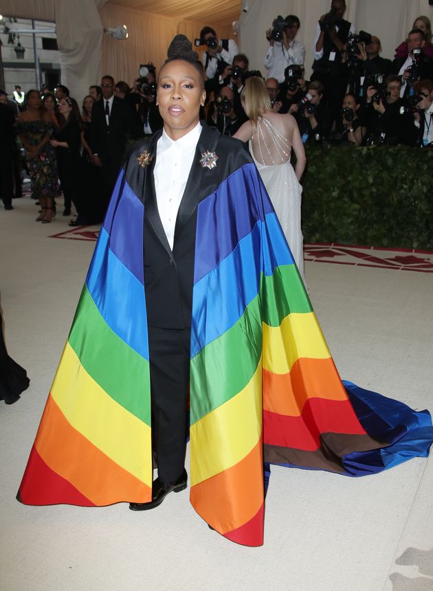 Lena Waithe at the Met Gala in 2018