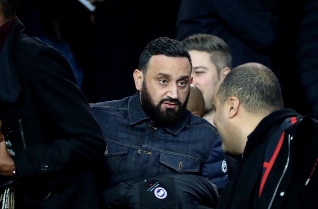 Le présentateur Cyril Hanouna lors d'un match de la Champions League, entre le PSG et Manchester United, à Paris le 6 mars 2019.