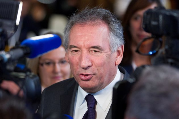 François Bayrou lors d'un congrès de La République en Marche, le 18 novembre 2017, à Lyon