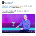 Las respuestas a este tuit de Bertín Osborne presentando su nueva canción son lo mejor que verás